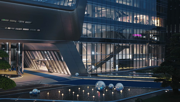 震撼航拍！沉浸式打卡熊猫体育星际总部大楼